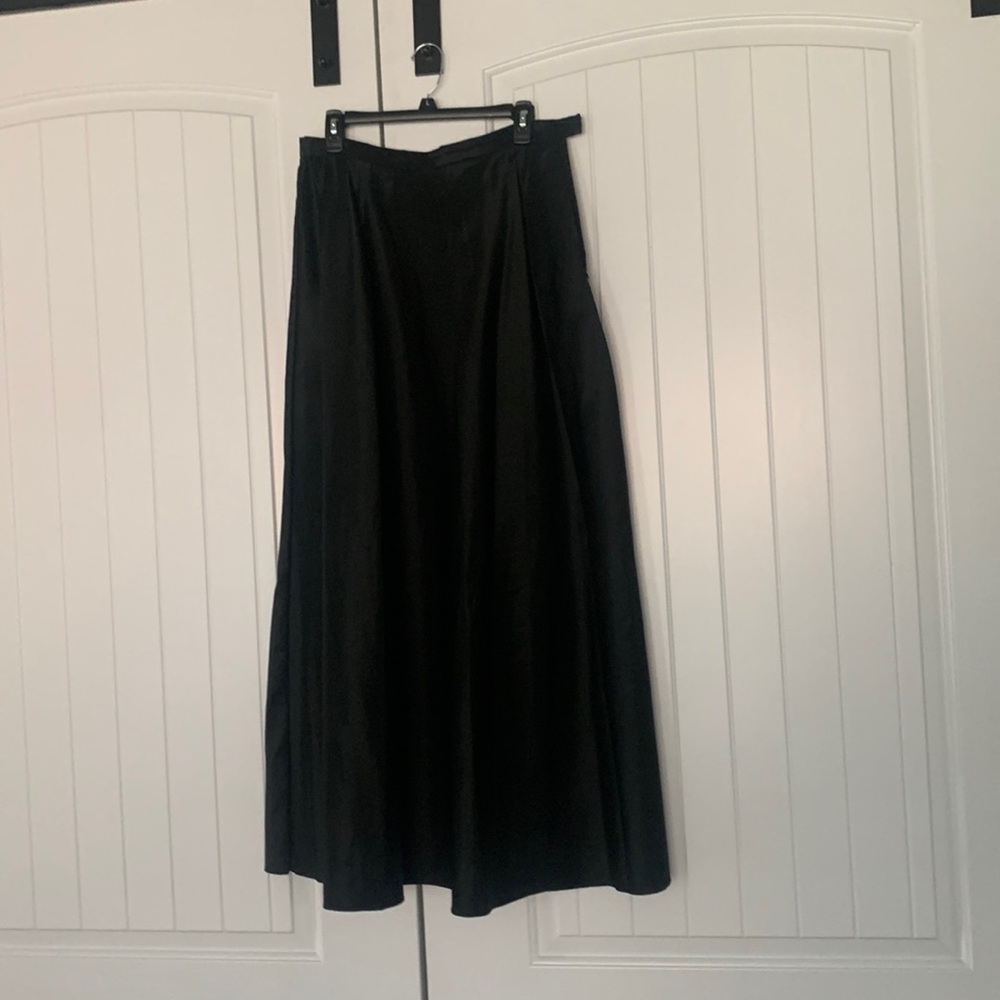 Michaelangelo full length satin formal skirt